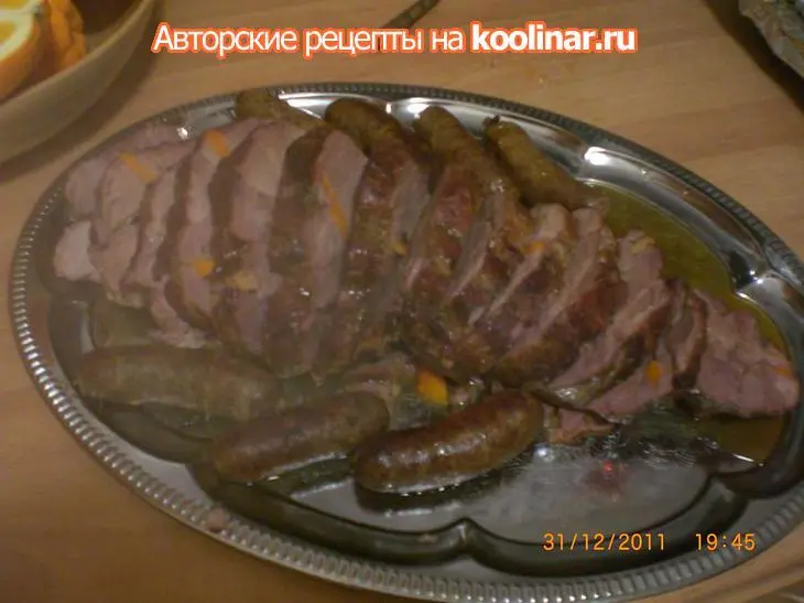 Буженина   и колбаски домашние: шаг 1