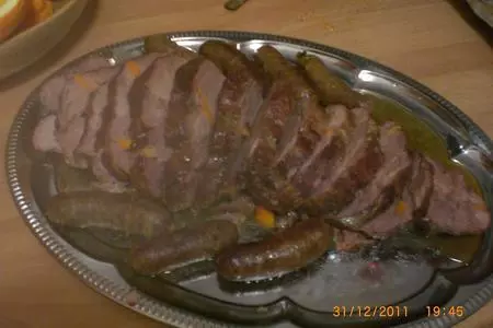 Буженина   и колбаски домашние: шаг 1