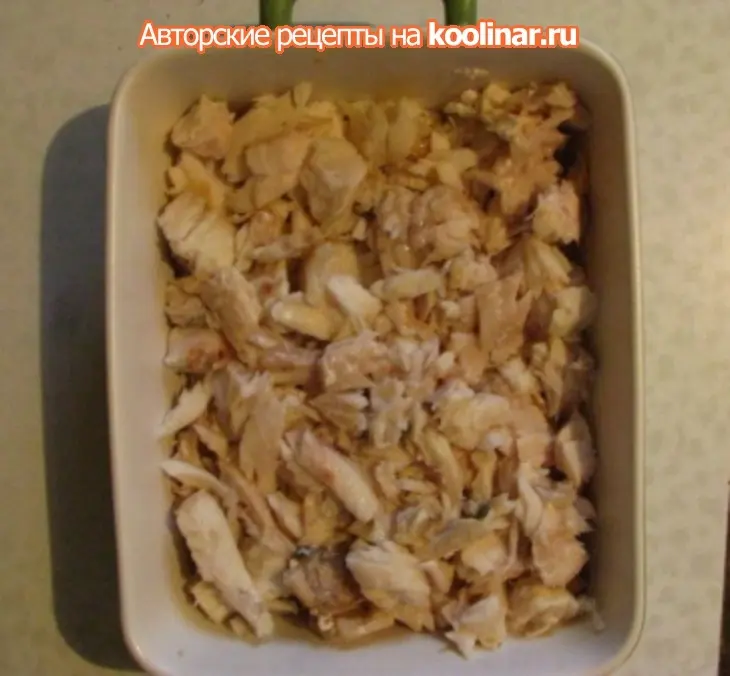 Припущенная рыба рубленая с майонезом и желе - рыба заливная: шаг 2