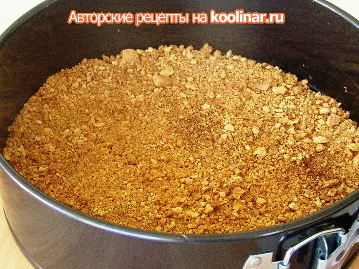 Чизкейк с кленовым сиропом и орешками: шаг 2