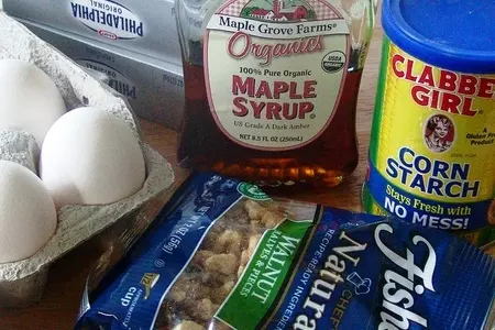 Чизкейк с кленовым сиропом и орешками: шаг 3