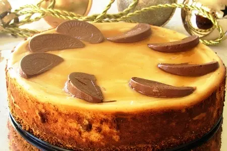 Чизкейк с кленовым сиропом и орешками: шаг 6