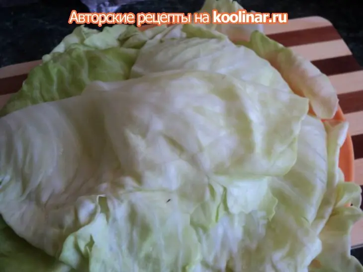 Рулет капустный с гречневой кашей и грибами.: шаг 5