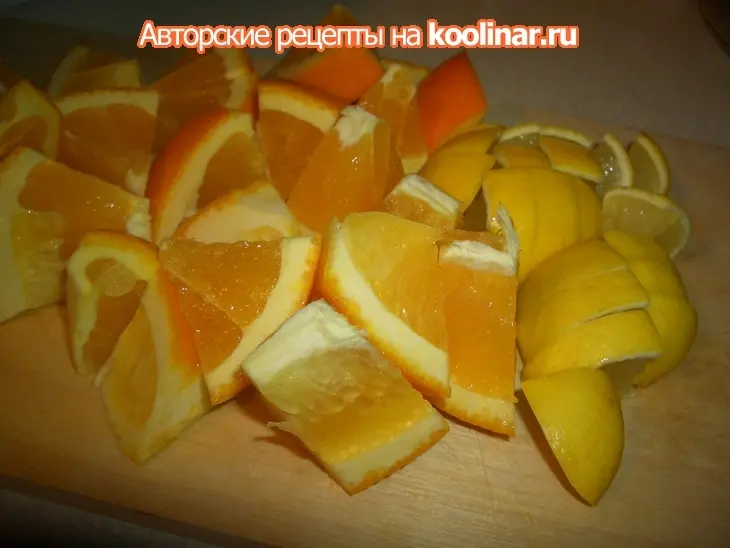 Торт "вареный цитрус": шаг 4