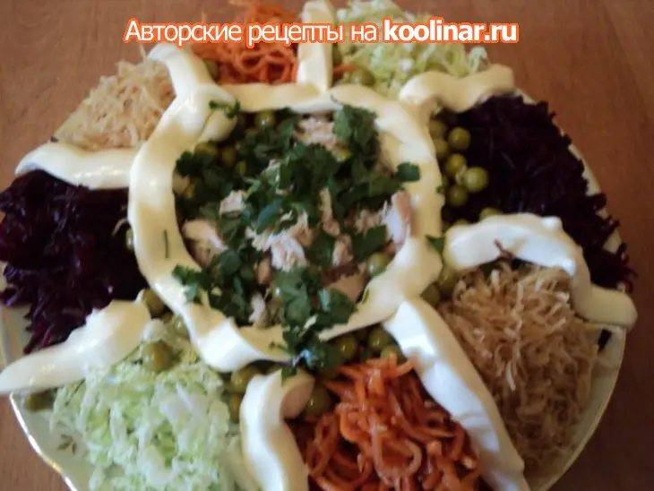Салат в корзинке.: шаг 9