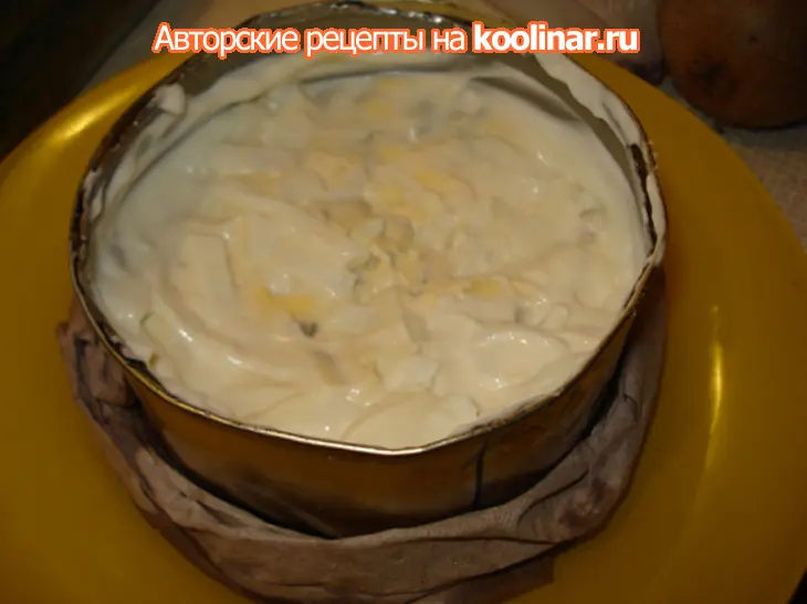 Салат «аппетитный» с печенью трески  на праздничный стол: шаг 1