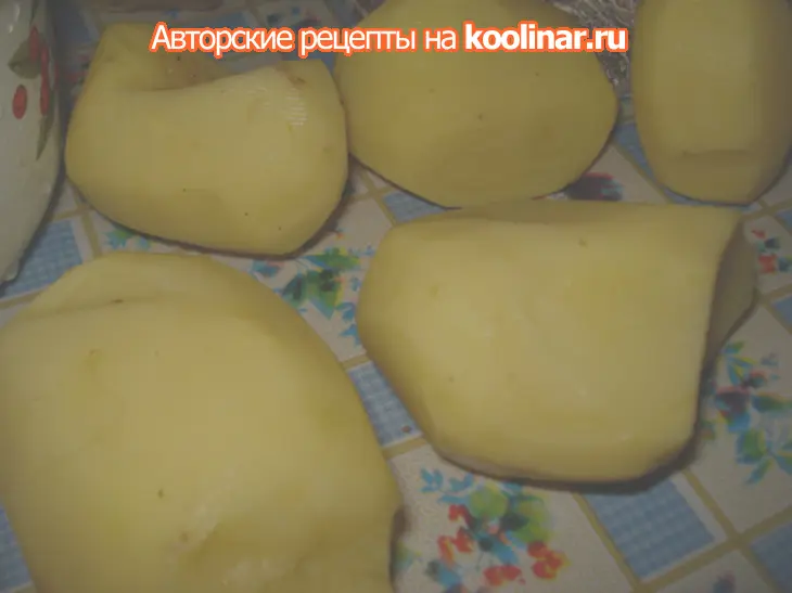 Картофельные гнезда с яичным кремом: шаг 1