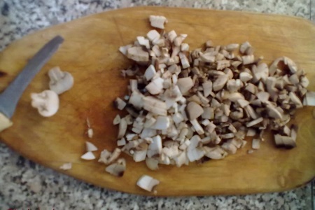 Рулеты из оладушек...с грибами и творожным сыром "на зубок"))): шаг 2
