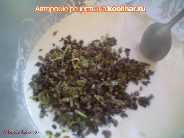 Рулеты из оладушек...с грибами и творожным сыром "на зубок"))): шаг 7