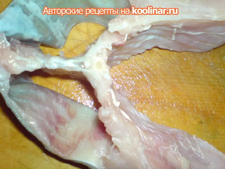 Фаршированная  заливная рыба - карп: шаг 2