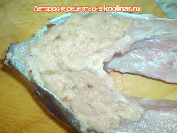 Фаршированная  заливная рыба - карп: шаг 6