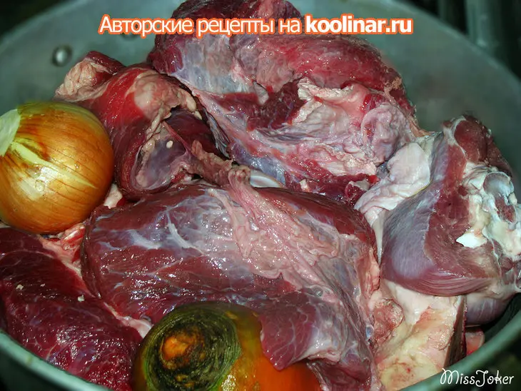 Холодец "в лесу родилась ёлочка": шаг 2