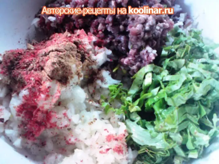 Лазанья  с бараниной и  шпинатом на пару: шаг 2