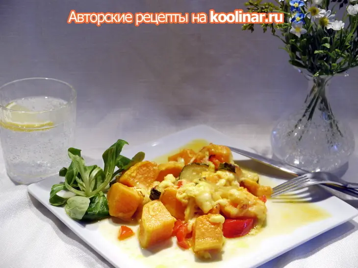 Запеканка с бататом, цукини и паприкой: шаг 7
