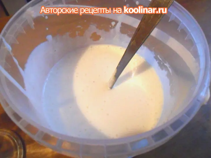Сметанное желе с бананами: шаг 3