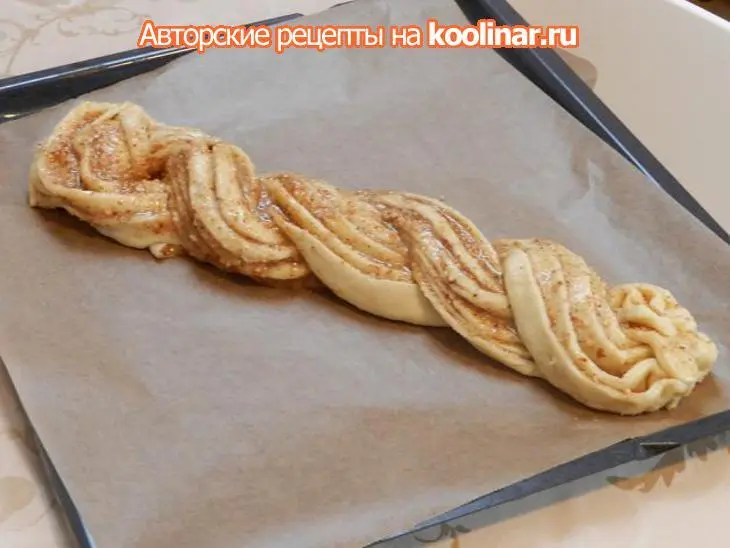 Ореховая коса: шаг 6