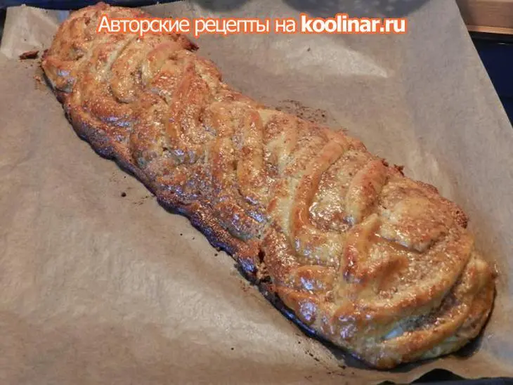 Ореховая коса: шаг 8