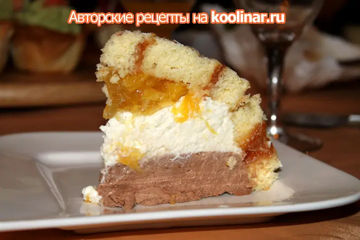 Торт "апельсиновый купол": шаг 3
