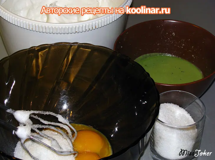 Торт "елочка в снегу": шаг 4
