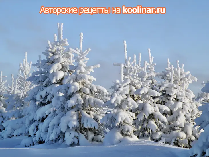 Торт "елочка в снегу": шаг 12