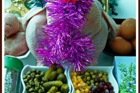 Салат оливье "заливьешки для оливьешки" (новогодний хохмодром): шаг 2