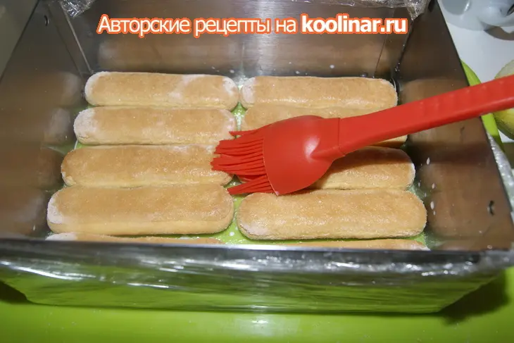 Торт-панна кота "зимняя вишня": шаг 3