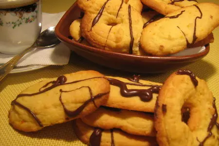 Миндальное печенье с мандариновой цедрой: шаг 5