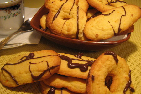 Миндальное печенье с мандариновой цедрой: шаг 6