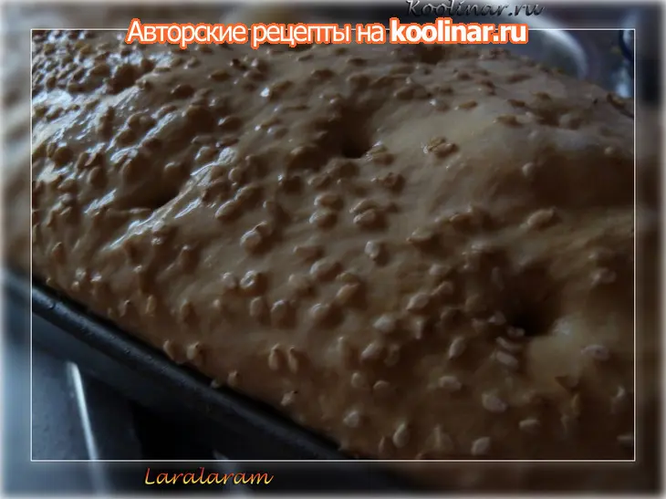 Ситный  хлеб с кунжутом... печём все!: шаг 7