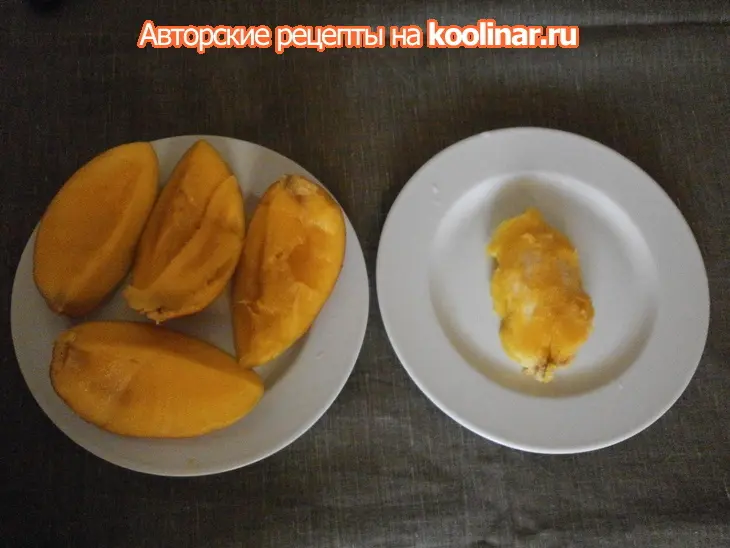 Пирожное из слоёного теста с кремом и манго.("mango mille feuille"): шаг 3