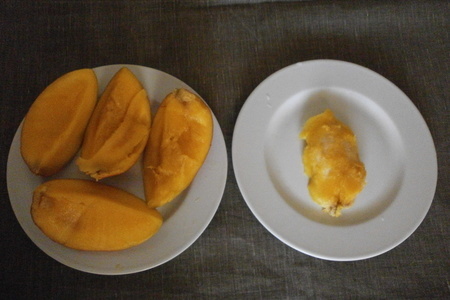 Пирожное из слоёного теста с кремом и манго.("mango mille feuille"): шаг 3