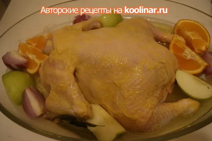 "утомлённая" курица: шаг 4