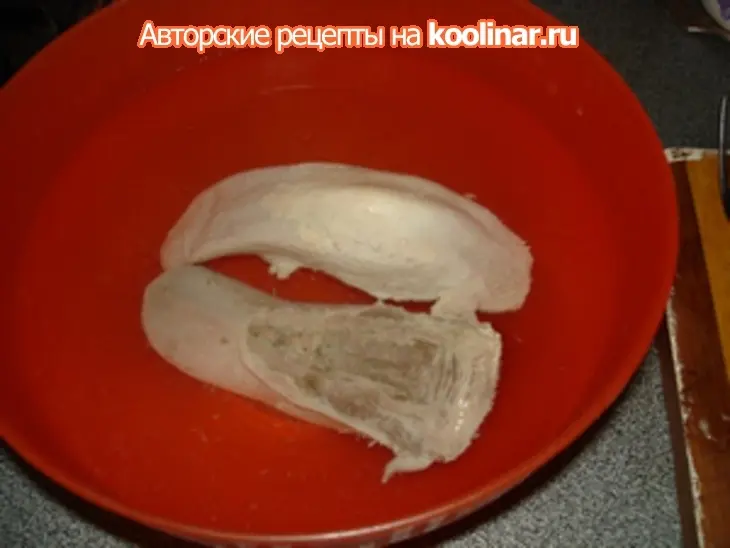Язык  заливной: шаг 2