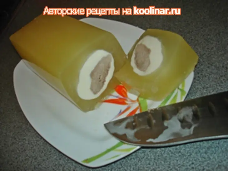 Язык  заливной: шаг 9