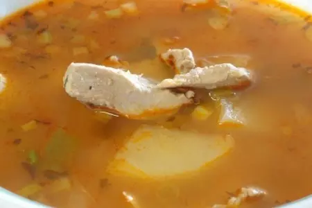 Рыбный суп с тунцом и апельсинами: шаг 9