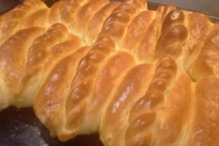 Мега-булочки или мини-пироги с вареньем из белой черешни и лимона.: шаг 8