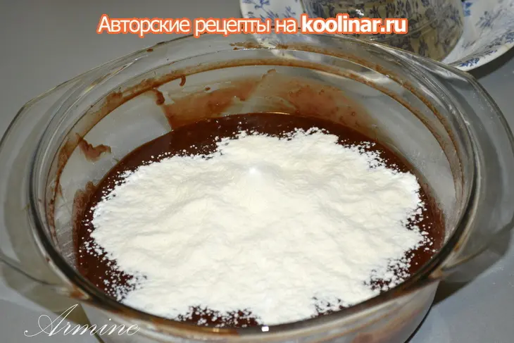 "шоколадно-банановый торт" для  моей прекрасной подруги:): шаг 4