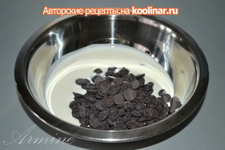 "шоколадно-банановый торт" для  моей прекрасной подруги:): шаг 7