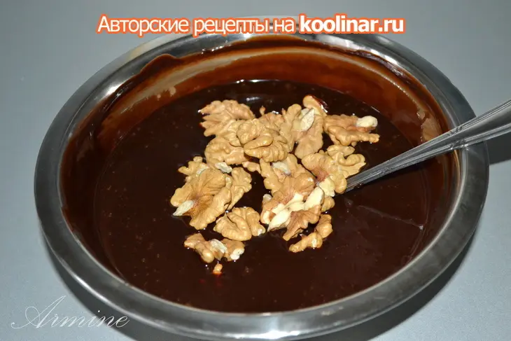 "шоколадно-банановый торт" для  моей прекрасной подруги:): шаг 9
