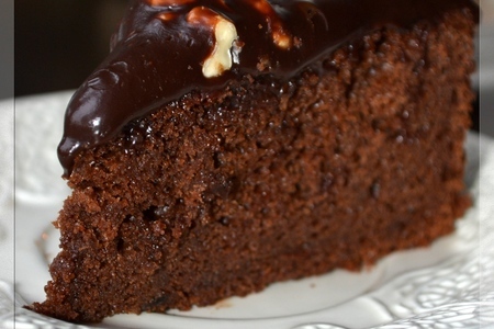 "шоколадно-банановый торт" для  моей прекрасной подруги:): шаг 10