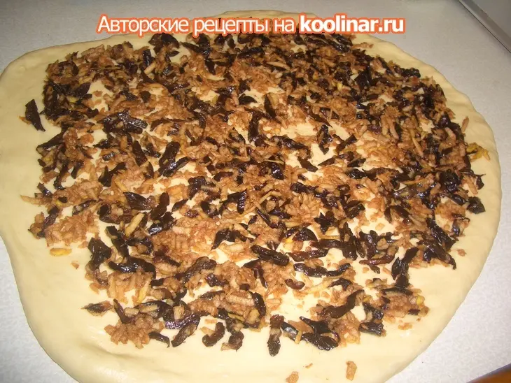 Сдоба "улитка": шаг 3