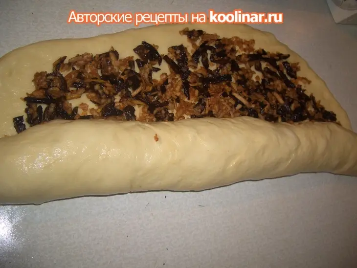Сдоба "улитка": шаг 4