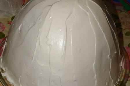 Клубнично-йогуртовый торт "гора дракона": шаг 19