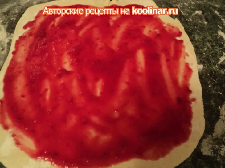 Пирог йогуртовый с ореховой и ягодной начинками.: шаг 8