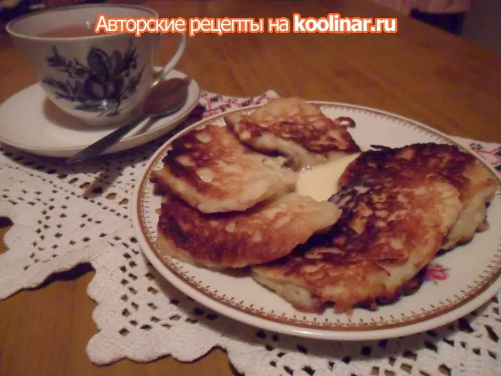 Яблочные оладушки: шаг 5