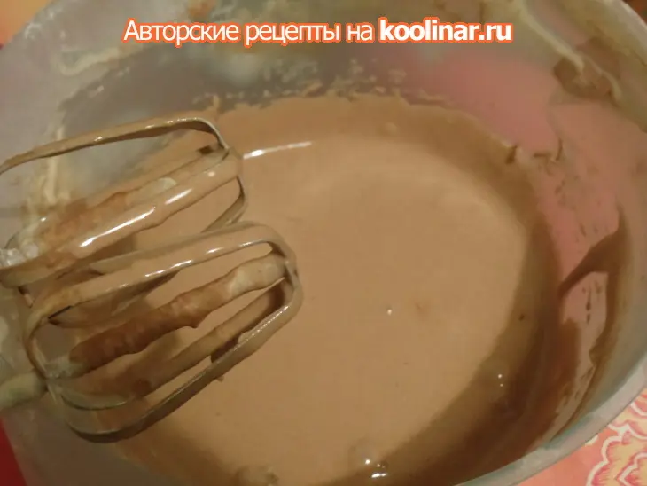 Шоколадно-вишневый торт: шаг 4