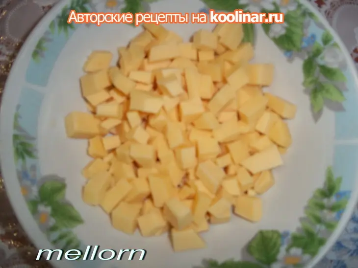 Пирог-кекс с грибами и сыром: шаг 1