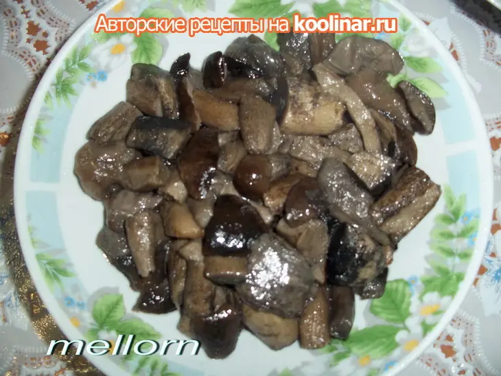 Пирог-кекс с грибами и сыром: шаг 2