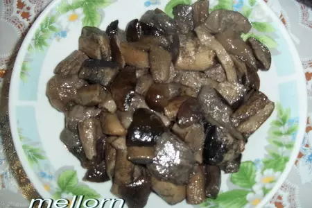 Пирог-кекс с грибами и сыром: шаг 2