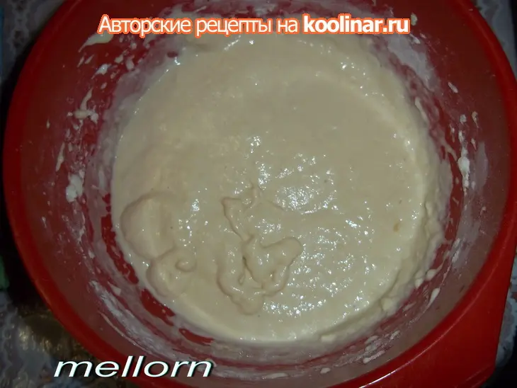 Пирог-кекс с грибами и сыром: шаг 3